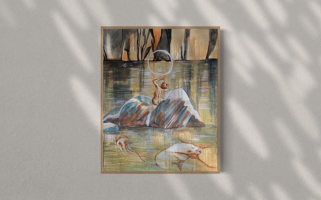 Lot Winther painting maleri